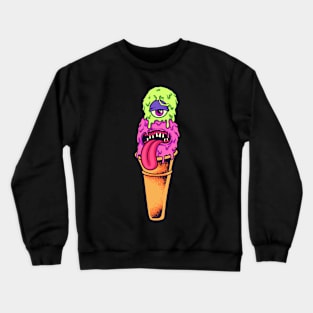 Ice Cream Zombie Crewneck Sweatshirt